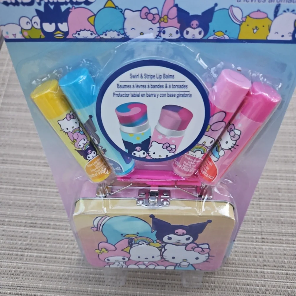 HELLO KITTY AND FRIENDS LIPBALM SET